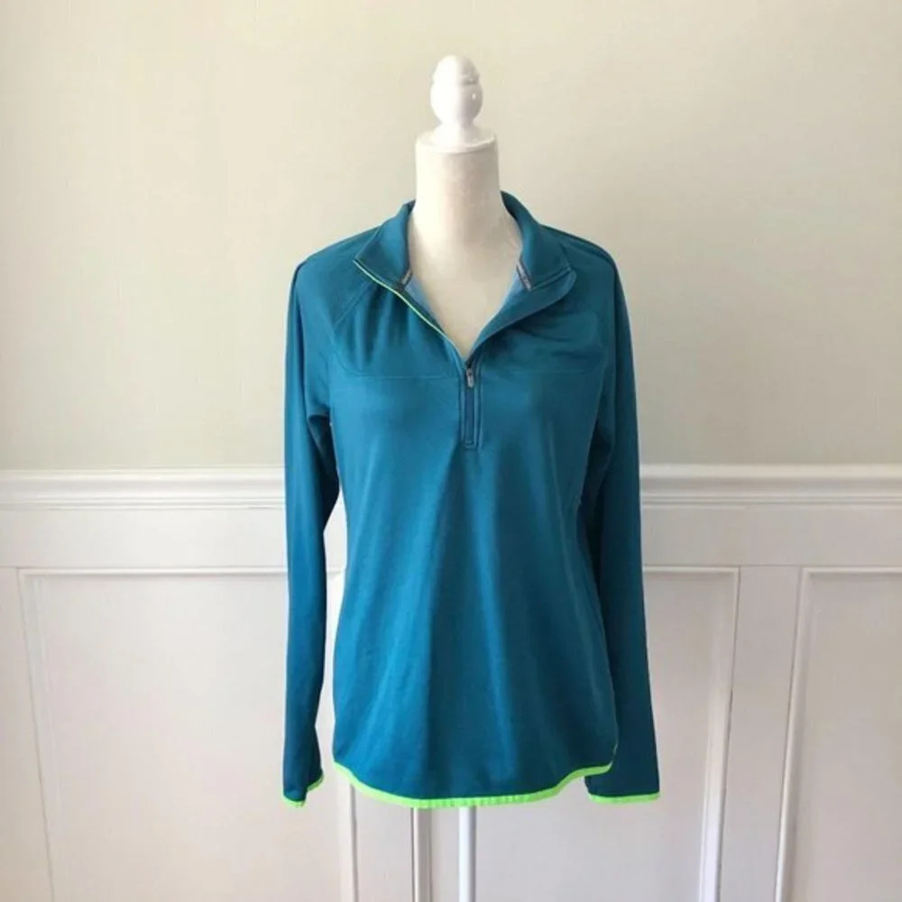Champion Blue Half Zip Performance Jacket L - Picture 3 of 5